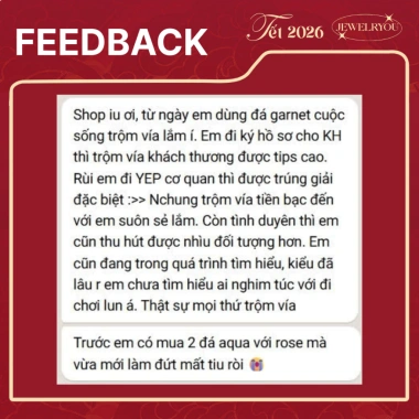 Vòng cổ bạc 925 Jewelou đá năng lượng tự nhiên, charm trăng sao lấp lánh - 949k 2