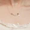 Vòng cổ bạc 925 Jewelou đá năng lượng tự nhiên, charm trăng sao lấp lánh - 949k 3