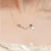 Vòng cổ bạc 925 Jewelou đá năng lượng tự nhiên, charm trăng sao lấp lánh - 949k 8