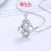 Vòng cổ bạc nữ S925 đá CZ cao cấp hình cỏ 4 lá Reina - Giá 1.928.000 VND