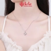 Vòng cổ bạc nữ S925 đá CZ cao cấp hình cỏ 4 lá Reina - Giá 1.928.000 VND 2