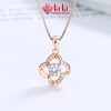 Vòng cổ bạc nữ S925 đá CZ cao cấp hình cỏ 4 lá Reina - Giá 1.928.000 VND 7