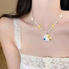 Vòng cổ bện đính cườm vỏ cho bé gái - Phong cách biển, giảm giá 61.600₫ 6