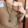 Vòng cổ boho dây da dài ngôi sao bướm - Trang sức thời trang nữ, quà tặng, giá chỉ 69.091₫