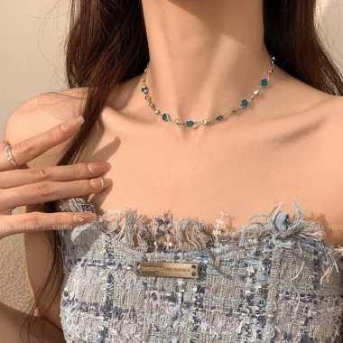 Vòng cổ bướm pha lê Adjustable Size - Trang sức sự kiện đặc biệt, chỉ 40.370 VND