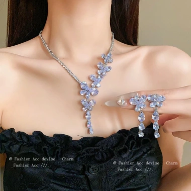 Vòng Cổ Bướm Zircon Hoa Xương Đòn Dây Chuyền Thanh Lịch Nữ - Giá ưu đãi 78.960₫
