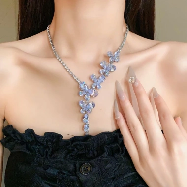 Vòng Cổ Bướm Zircon Hoa Xương Đòn Dây Chuyền Thanh Lịch Nữ - Giá ưu đãi 78.960₫