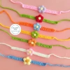 Vòng cổ chó mèo len bông hoa dễ thương HELLOPET - Đan thủ công 23.000đ