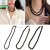 Vòng cổ choker ngọc trai đen thời trang - Thiết kế sang trọng, giảm giá 80.105₫