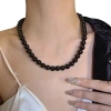 Vòng cổ choker ngọc trai đen thời trang - Thiết kế sang trọng, giảm giá 80.105₫ 9