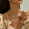 Vòng Cổ Choker Nhiều Lớp Vỏ Sò Ngọc Trai Thời Trang - Giá chỉ 50.250₫, giảm so với 61.305₫ 3
