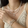 Vòng Cổ Choker Nhiều Lớp Vỏ Sò Ngọc Trai Thời Trang - Giá chỉ 50.250₫, giảm so với 61.305₫ 4