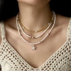 Vòng Cổ Choker Nhiều Lớp Vỏ Sò Ngọc Trai Thời Trang - Giá chỉ 50.250₫, giảm so với 61.305₫ 6