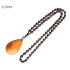 Vòng cổ choker vintage dân tộc nữ - dây xích sáp ong, thả hạt dài, phù hợp áo len, giá ưu đãi 38.5k 2
