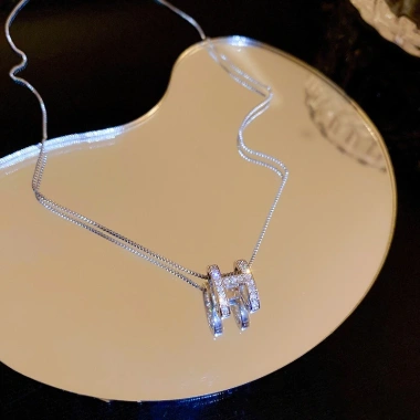 Vòng cổ chữ H zircon xương đòn - Thiết kế trendy sang trọng, giảm còn 43.285₫