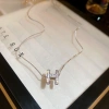 Vòng cổ chữ H zircon xương đòn - Thiết kế trendy sang trọng, giảm còn 43.285₫ 9