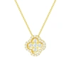 Vòng cổ cỏ bốn lá mạ vàng 14K LEOSIA JEWELRY LA23 – Sang trọng, cao cấp, giá ưu đãi 950k 8