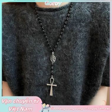 Vòng cổ Cool Girls Necklace hạt chéo, dây xương thời trang áo thun - Giá 49,133đ