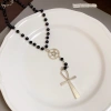 Vòng cổ Cool Girls Necklace hạt chéo, dây xương thời trang áo thun - Giá 49,133đ 7