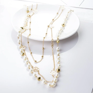 Vòng Cổ Cườm Ngọc Đính Sang Trọng - Dây Chuyền Phối Đồ Cổ Trang, 19.000₫ 6
