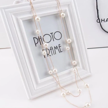 Vòng Cổ Cườm Ngọc Đính Sang Trọng - Dây Chuyền Phối Đồ Cổ Trang, 19.000₫ 10