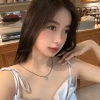 Vòng cổ đá màu trơn phong cách Hàn Quốc - Dễ phối đồ, không gây dị ứng, giá ưu đãi 38,540₫ 3