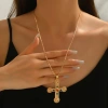 Vòng Cổ Dài Chữ Thập Thánh Giá Cá Tính Y2K VC69 Giá Chỉ 36.000 VND