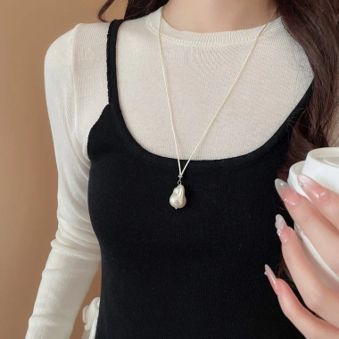 Vòng cổ dây chuyền hình hoa bạc phong cách Hàn Quốc đơn giản tinh tế giảm còn 32.900 VND 9