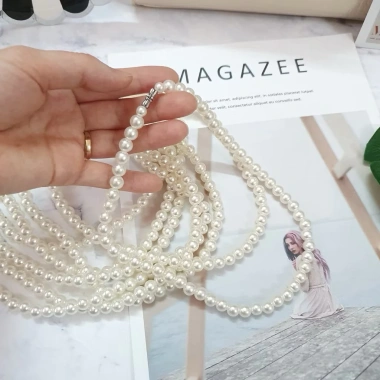 Vòng Cổ Dây Chuyền Ngọc Trai Bé Gái Áo Dài Tết - Giá 29.000 VND, Đẹp, Sang Trọng