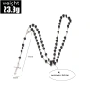 Vòng cổ đen đính cườm ngọc trai Adjustable cho phụ nữ - Giá ưu đãi 36,850₫ 8
