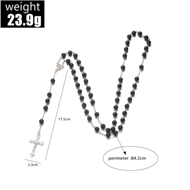 Vòng cổ đen đính cườm ngọc trai Adjustable cho phụ nữ - Giá ưu đãi 36,850₫