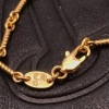 Vòng cổ đôi CHROME HEARTS bạc 925 mạ 22K vàng chữ thập tiệc quà tặng lễ tình nhân CX086 9