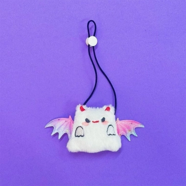 Vòng cổ Halloween thú cưng Nhện Dơi Bí ngô điều chỉnh, dễ thương cho mèo, chó - phụ kiện tiệc chụp ảnh 6