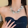 Vòng Cổ Hoa Nữ Lớn Điều Chỉnh Xích Thời Trang Hàn Quốc Sang Trọng Giá Rẻ 114.680 VND 8