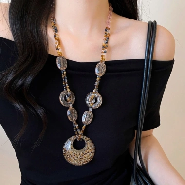 Vòng cổ họa tiết da báo thời trang - Phụ kiện nữ sang trọng, giá chỉ 42.900₫ 3