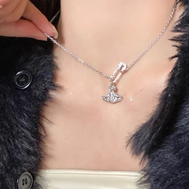 Vòng cổ kim cương Planet Pin nữ - mặt đá sang trọng, phù hợp chuỗi xương đòn, giảm giá 23% chỉ 31.267₫ 5