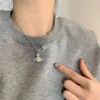 Vòng cổ kim cương Planet Pin nữ - mặt đá sang trọng, phù hợp chuỗi xương đòn, giảm giá 23% chỉ 31.267₫ 6