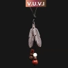 Vòng cổ lá bạc Ginkgo và lông vũ phong cách Trung Hoa Dễ phối đồ chụp ảnh đẹp, giá chỉ 21.500₫ 6