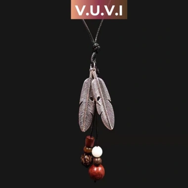 Vòng cổ lá bạc Ginkgo và lông vũ phong cách Trung Hoa Dễ phối đồ chụp ảnh đẹp, giá chỉ 21.500₫ 6 Vòng cổ lá bạc Ginkgo và lông vũ phong cách Trung Hoa Dễ phối đồ chụp ảnh đẹp, giá chỉ 21.500₫ 6