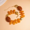 Vòng cổ Maillard vintage tối giản giọt nước không đều, trang sức thanh lịch, quà tặng thời thượng 6