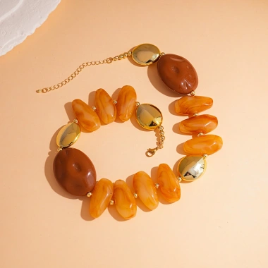 Vòng cổ Maillard vintage tối giản giọt nước không đều, trang sức thanh lịch, quà tặng thời thượng