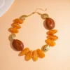 Vòng cổ Maillard vintage tối giản giọt nước không đều, trang sức thanh lịch, quà tặng thời thượng 10