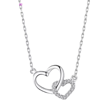 Vòng cổ mặt trái tim đính đá zircon thời trang nữ - Giá 16.830 VND khuyến mãi