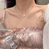 Vòng cổ mặt trái tim đính đá zircon thời trang nữ - Giá 16.830 VND khuyến mãi 8
