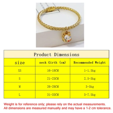 Vòng cổ mèo màu vàng handmade PU - Dùng cho mèo, chó, thỏ, giá 262,446 VND 6