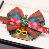 Vòng cổ mèo Noel nơ đáng yêu có chuông, điều chỉnh size 0.5‑30kg cho mèo và chó