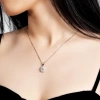 Vòng cổ Moissanite 925 Silver - Dây chuyền kim cương giả, chỉ 437.800₫ 9