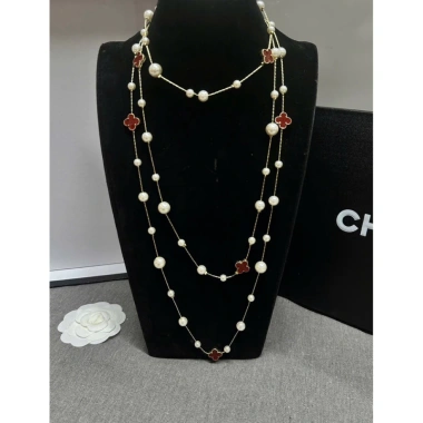 Vòng cổ ngọc dài sang chảnh phụ kiện lễ Tết cho nàng quý phái - Giá 50.000 VND 4