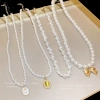 Vòng cổ ngọc trai baroque hình học xương đòn phong cách Pháp - Thanh lịch, quà tặng 47.000₫