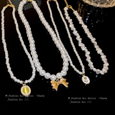 Vòng cổ ngọc trai baroque hình học xương đòn phong cách Pháp - Thanh lịch, quà tặng 47.000₫ 3 Vòng cổ ngọc trai baroque hình học xương đòn phong cách Pháp - Thanh lịch, quà tặng 47.000₫ 3